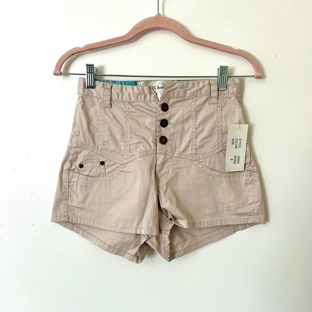 NWT CI SONO Beige Women's Shorts Size S